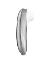 Alternate back view of WOMANIZER PRO IN SILVER