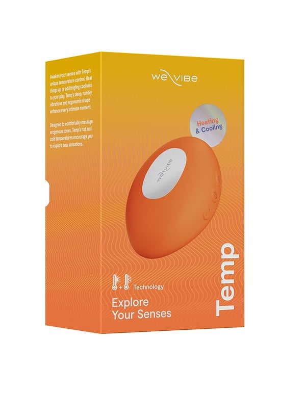 WE-VIBE TEMP TEMPERATURE PLAY HAND-HELD VIBRATOR ALT18 view Color: OR