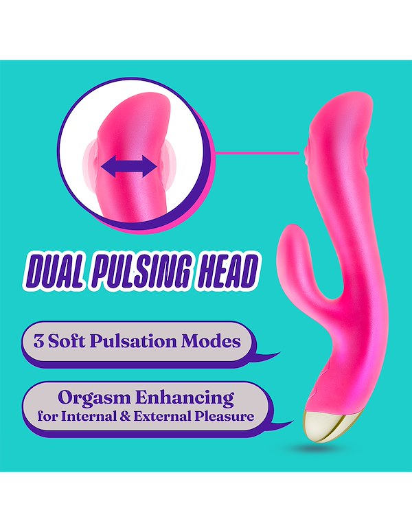 ARIA - PLEASIN AF DUAL STIMULATOR ALT11 view Color: PK