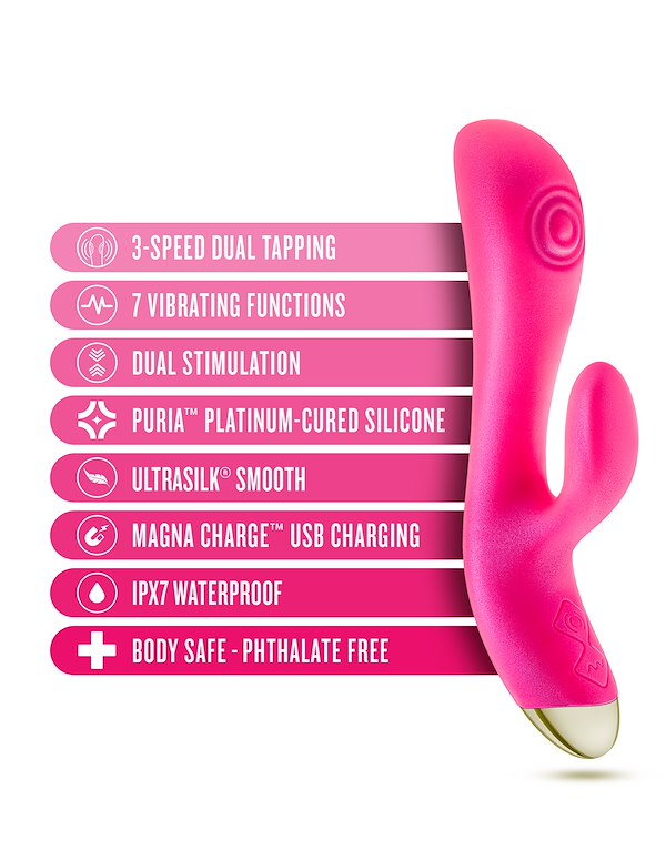 ARIA - PLEASIN AF DUAL STIMULATOR ALT6 view Color: PK