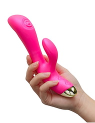 Alternate back view of ARIA - PLEASIN AF DUAL STIMULATOR