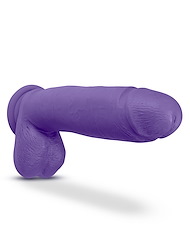 Alternate back view of AU NATUREL BOLD HUGE 10.5 DILDO W/ BALLS