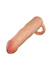 Additional VANILLA view of product PERFORMANCE PLUS 2.5 INCH REALISTIC PENIS EXTENDER SLEEVE with color code VA