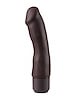 Additional CHOCOLATE view of product DR SKIN - 7.75 VIBRATING DILDO with color code CHO