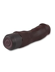 Alternate back view of DR SKIN - 7.75 VIBRATING DILDO