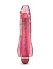 Additional PINK view of product GLOW DICKS - MOLLY GLITTER REALISTIC 8 VIBRATING DILDO with color code PK