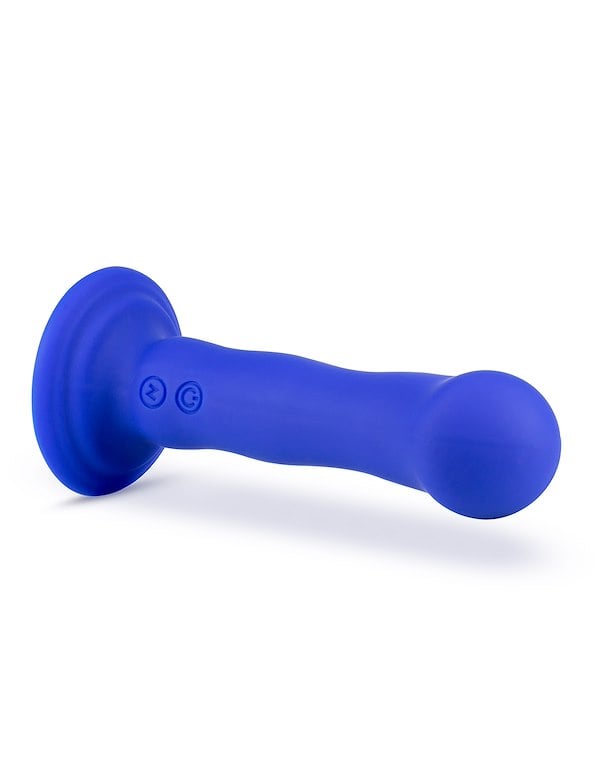 IMPRESSIONS - SANTORINI G-SPOT 6.5 VIBRATING DILDO ALT1 view Color: BL
