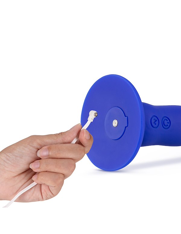 IMPRESSIONS - SANTORINI G-SPOT 6.5 VIBRATING DILDO ALT4 view Color: BL
