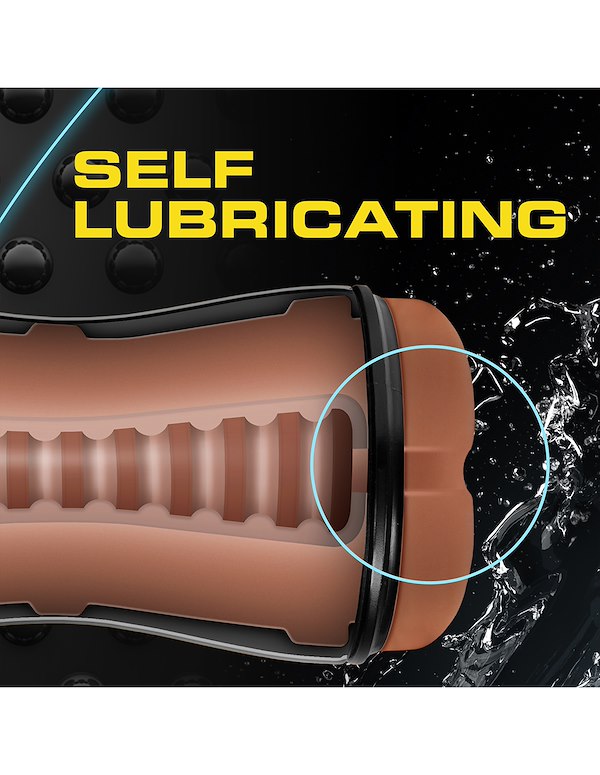 COVERBOY - MANNY THE FIREMAN SELF-LUBRICATING REALISTIC BUTT STROKER ALT5 view Color: CAR