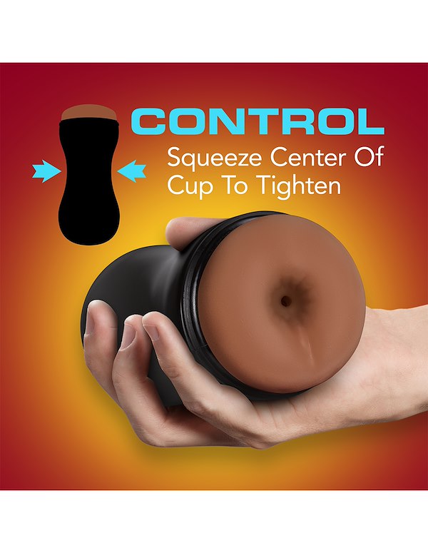 COVERBOY - MANNY THE FIREMAN SELF-LUBRICATING REALISTIC BUTT STROKER ALT7 view Color: CAR