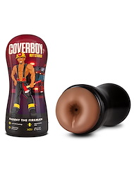 Alternate back view of COVERBOY - MANNY THE FIREMAN SELF-LUBRICATING REALISTIC BUTT STROKER
