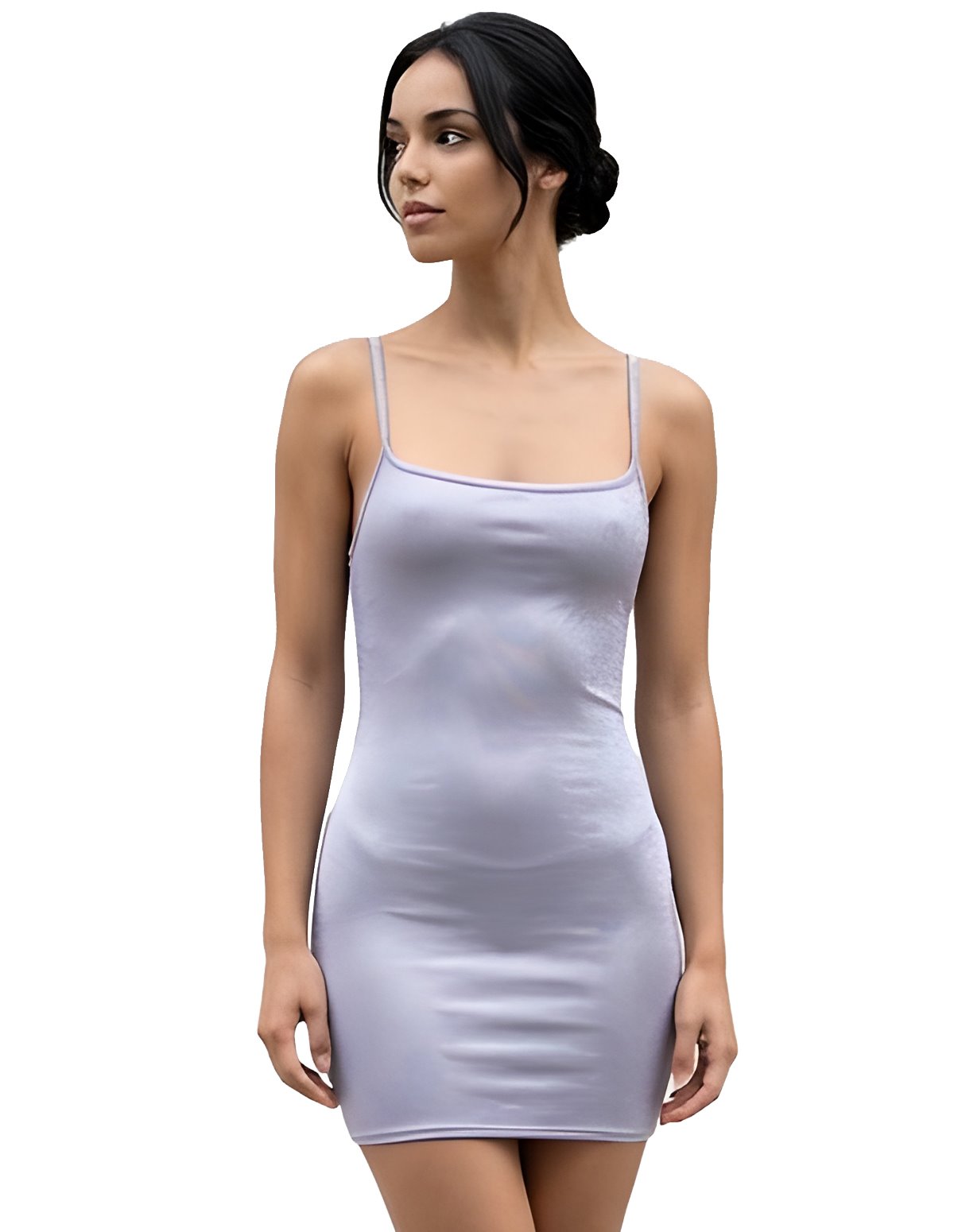 alternate image for MINI SPAGHETTI STRAP DRESS - REVERSIBLE CUPLESS
