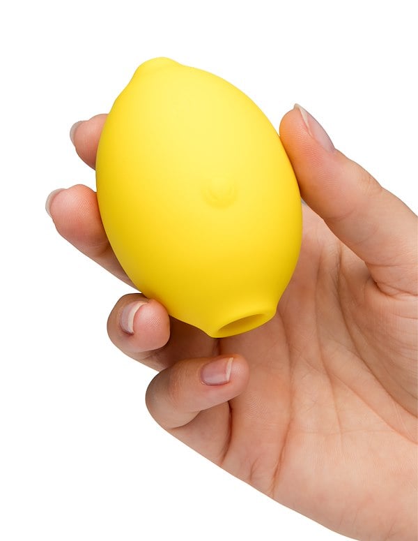 ROMP LEMON CRUSH PLEASURE AIR CLITORAL MASSAGER ALT1 view Color: YW