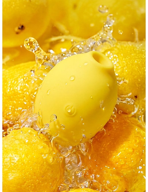 ROMP LEMON CRUSH PLEASURE AIR CLITORAL MASSAGER ALT7 view Color: YW