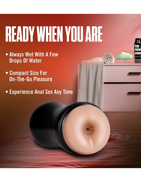 COVERBOY - THE COWBOY SELF LUBRICATING REALISTIC BUTT STROKER ALT5 view Color: VA