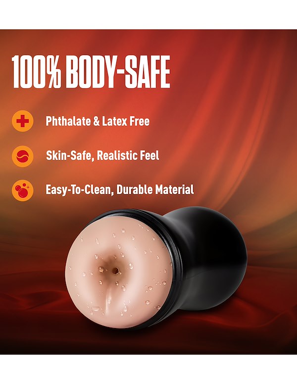 COVERBOY - THE COWBOY SELF LUBRICATING REALISTIC BUTT STROKER ALT7 view Color: VA