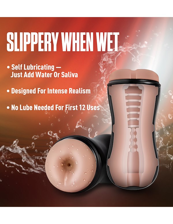COVERBOY - THE COWBOY SELF LUBRICATING REALISTIC BUTT STROKER ALT9 view Color: VA