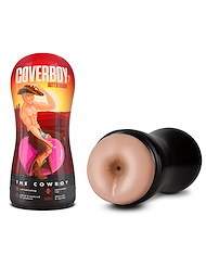 Alternate back view of COVERBOY - THE COWBOY SELF LUBRICATING REALISTIC BUTT STROKER