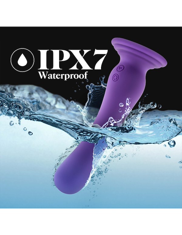 IMPRESSIONS - IBIZA CURVED G-SPOT 7.75 VIBRATING DILDO ALT7 view Color: PR