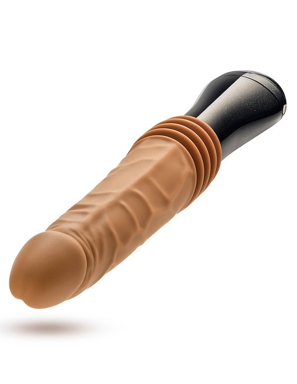 DR.SKIN - DR. ARTHUR 10.5 VIBRATING GYRATING & THRUSTING DILDO ALT1 view Color: CAR