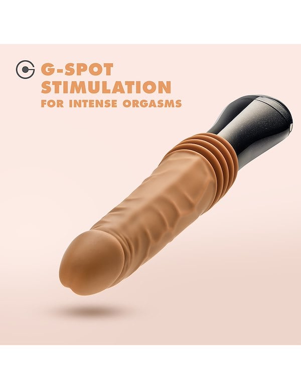 DR.SKIN - DR. ARTHUR 10.5 VIBRATING GYRATING & THRUSTING DILDO ALT10 view Color: CAR