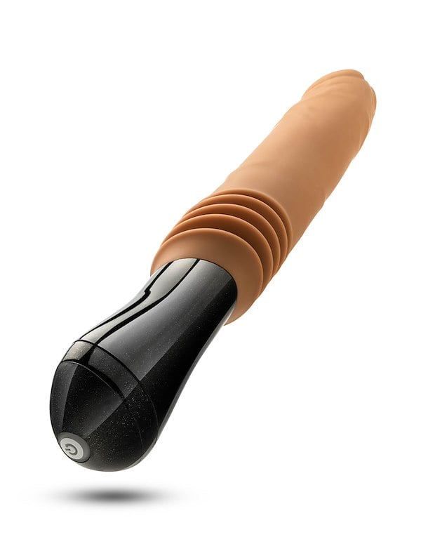 DR.SKIN - DR. ARTHUR 10.5 VIBRATING GYRATING & THRUSTING DILDO ALT2 view Color: CAR