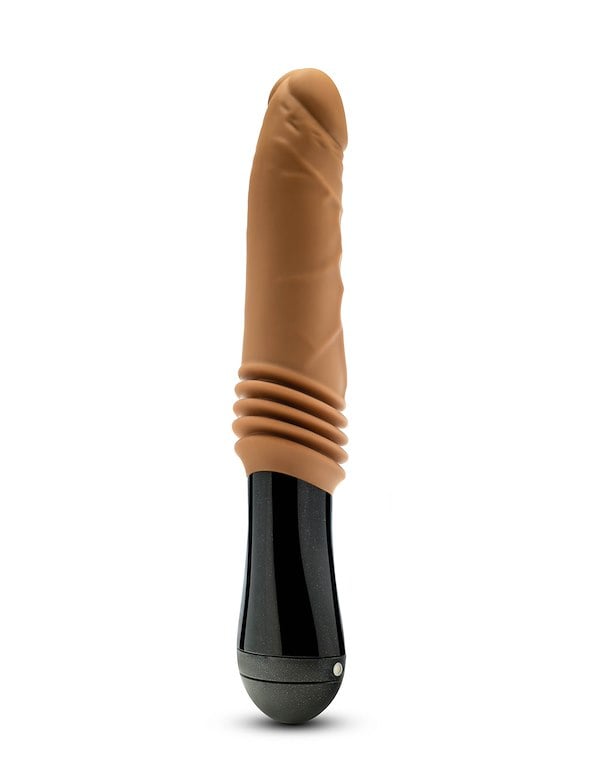DR.SKIN - DR. ARTHUR 10.5 VIBRATING GYRATING & THRUSTING DILDO ALT3 view Color: CAR
