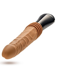 Alternate back view of DR.SKIN - DR. ARTHUR 10.5 VIBRATING GYRATING & THRUSTING DILDO