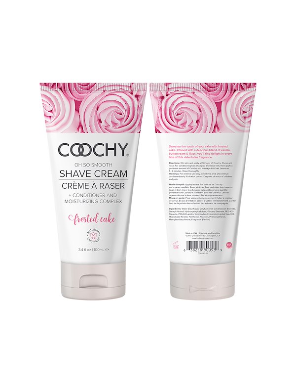 COOCHY SHAVE CREAM - FROSTED CAKE 3.4 OZ ALT2 view Color: NC