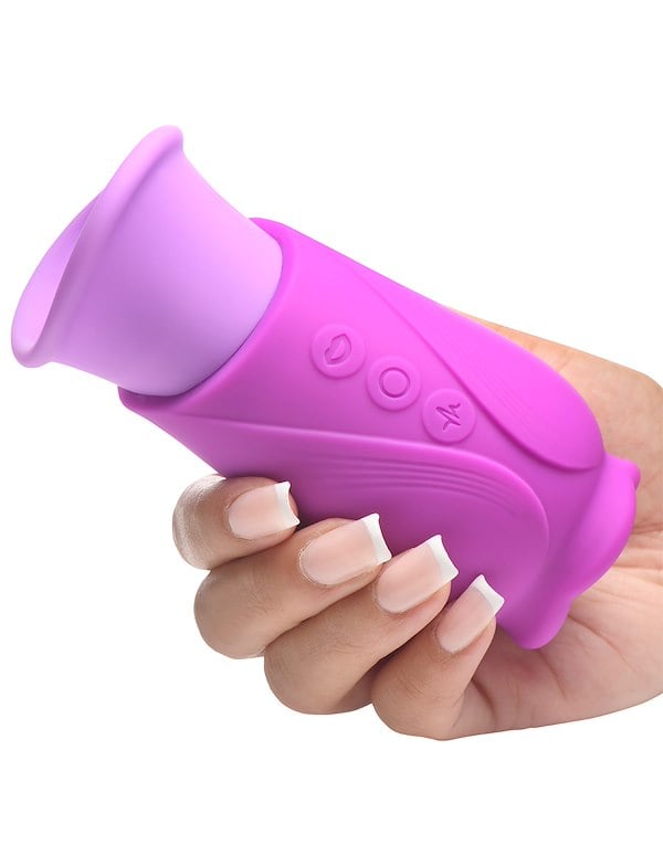 LICKGASM - VIOLET TONGUE SUCKING & LICKING VIBRATOR ALT12 view Color: PR