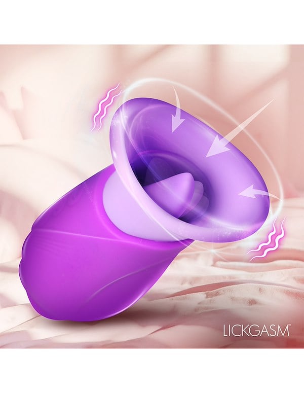 LICKGASM - VIOLET TONGUE SUCKING & LICKING VIBRATOR ALT5 view Color: PR