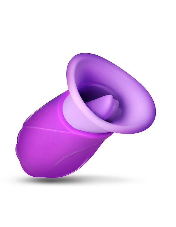 LICKGASM - VIOLET TONGUE SUCKING & LICKING VIBRATOR ALT6 view Color: PR