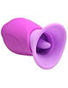 Additional PURPLE view of product LICKGASM - VIOLET TONGUE SUCKING & LICKING VIBRATOR with color code PR