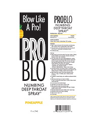 Alternate back view of PROBLO NUMBING SPRAY - PINEAPPLE