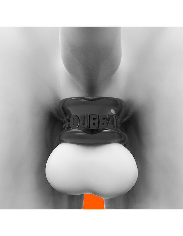OXBALLS SQUEEZE BALL STRETCHER ALT6 view Color: BK