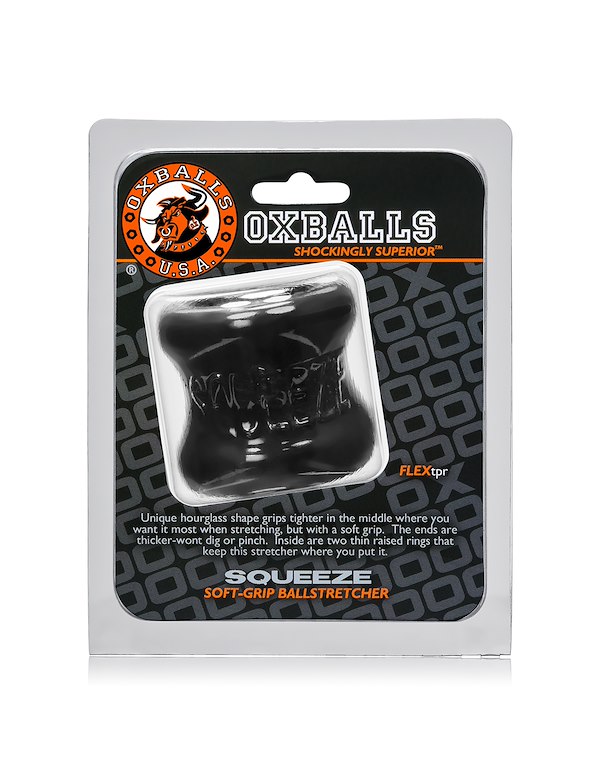 OXBALLS SQUEEZE BALL STRETCHER ALT7 view Color: BK