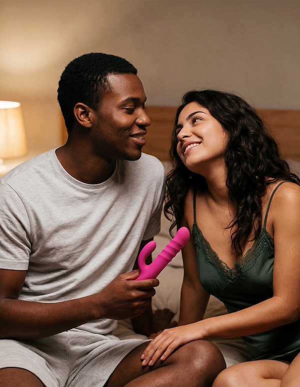LOVENSE VELVO DUAL STIM VIBRATOR ALT8 view Color: PK