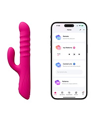 Alternate back view of LOVENSE VELVO DUAL STIM VIBRATOR