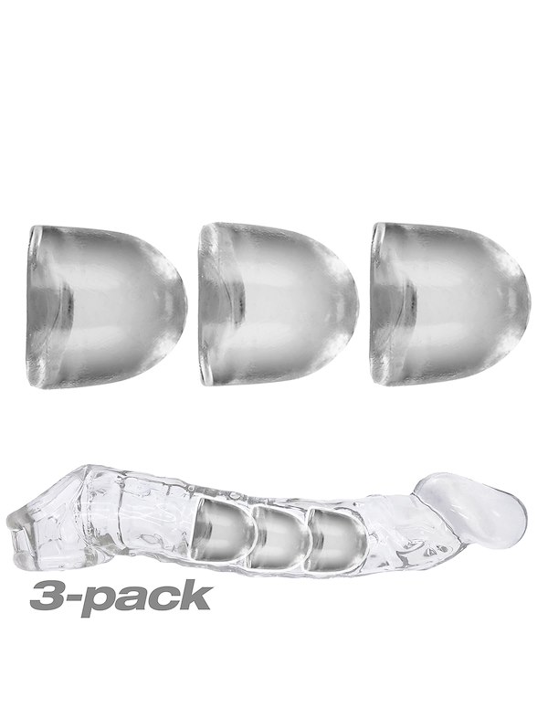 OXBALLS ADJUSTFIT 3PC COCKSHEATH INSERTS ALT2 view Color: CL