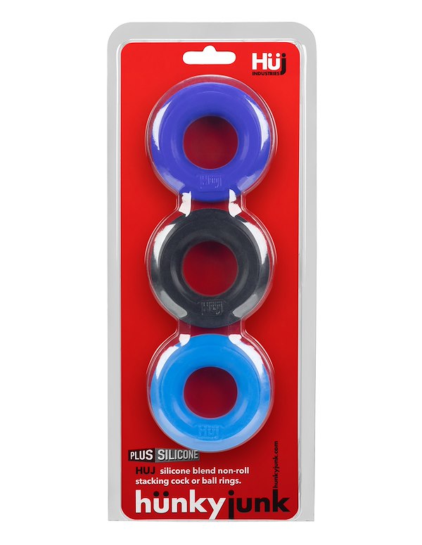 HUNKY JUNK 3PK C-RING SET ALT2 view Color: MC