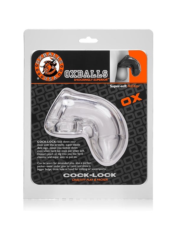 OXBALLS COCK-LOCK CHASTITY CAGE ALT5 view Color: CL