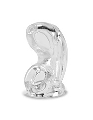 Alternate back view of OXBALLS COCK-LOCK CHASTITY CAGE
