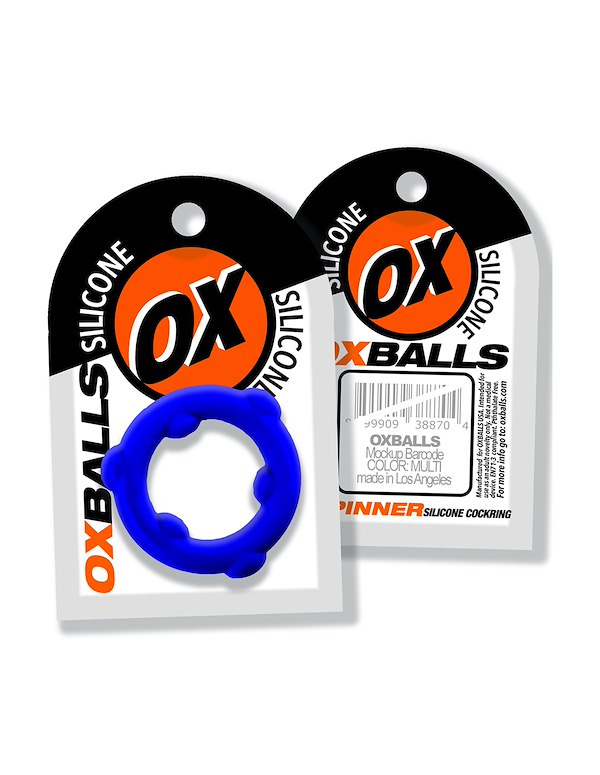 OXBALLS SPINNER SILICONE C-RING ALT4 view Color: BL