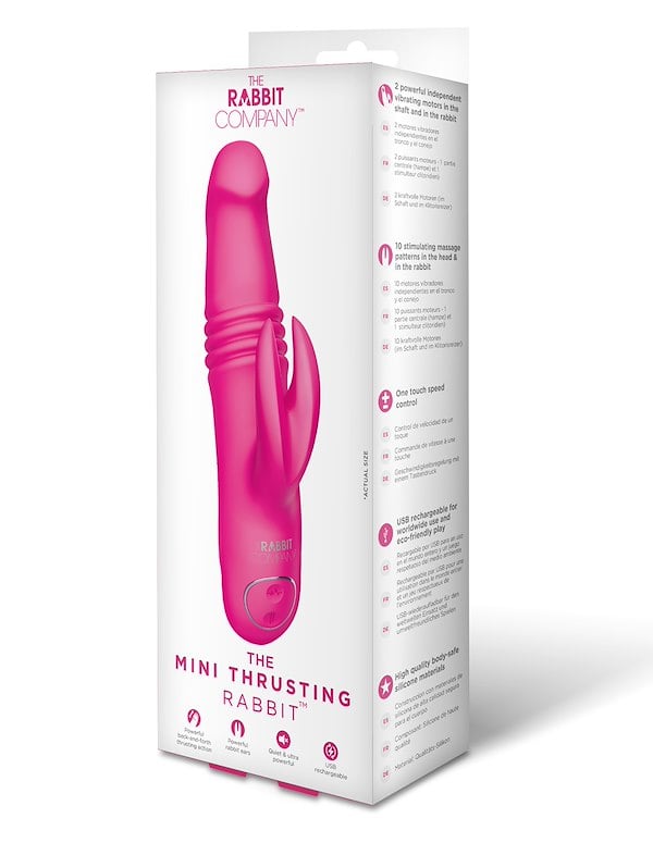 THE RABBIT COMPANY THE MINI THRUSTING RABBIT ALT3 view Color: PK