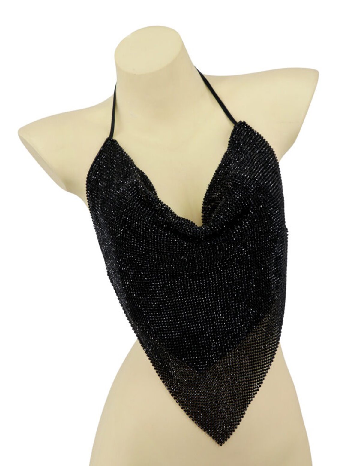 alternate image for RHINESTONE V-SHAPED TOP