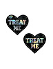 Additional BLACK view of product TREAT ME HEART TAP-TO-TIP SMART PASTIES with color code BK