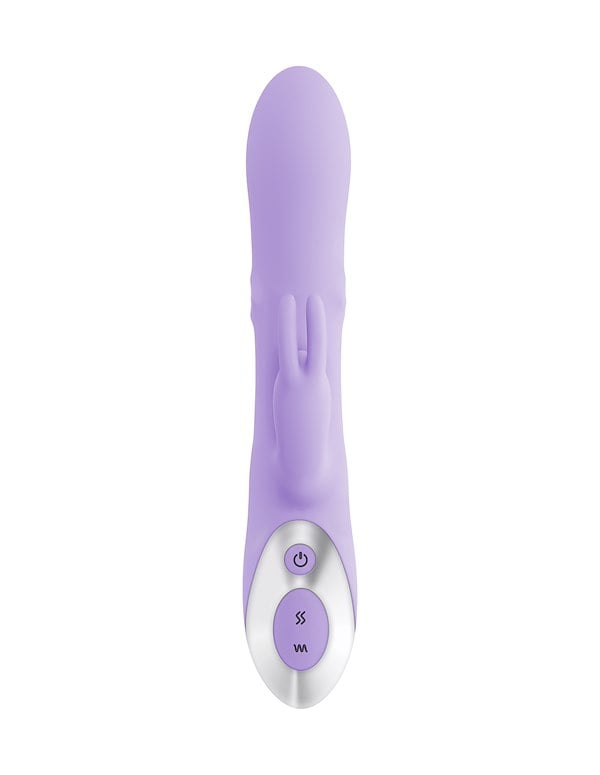 EVOLVED SPINDERELLA RABBIT VIBRATOR WITH ROTATING BEADS ALT1 view Color: PR