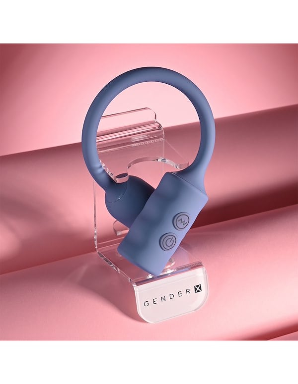 GENDER X EGG-STREME EXTERNAL & INTERNAL STIMULATOR ALT5 view Color: BL