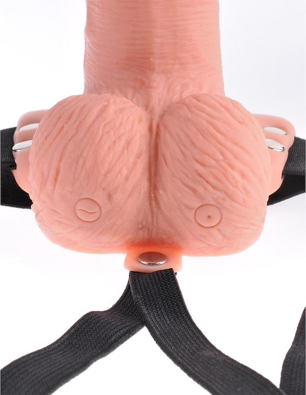 FETISH FANTASY 6 HOLLOW STRAP-ON W/ REMOTE ALT3 view Color: VA
