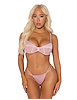Additional MAUVE view of product BRIGETA SATIN AND MESH BRA AND HIPSTER PANTY with color code MV